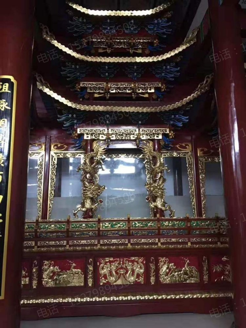 大兴安岭寺庙神台供桌