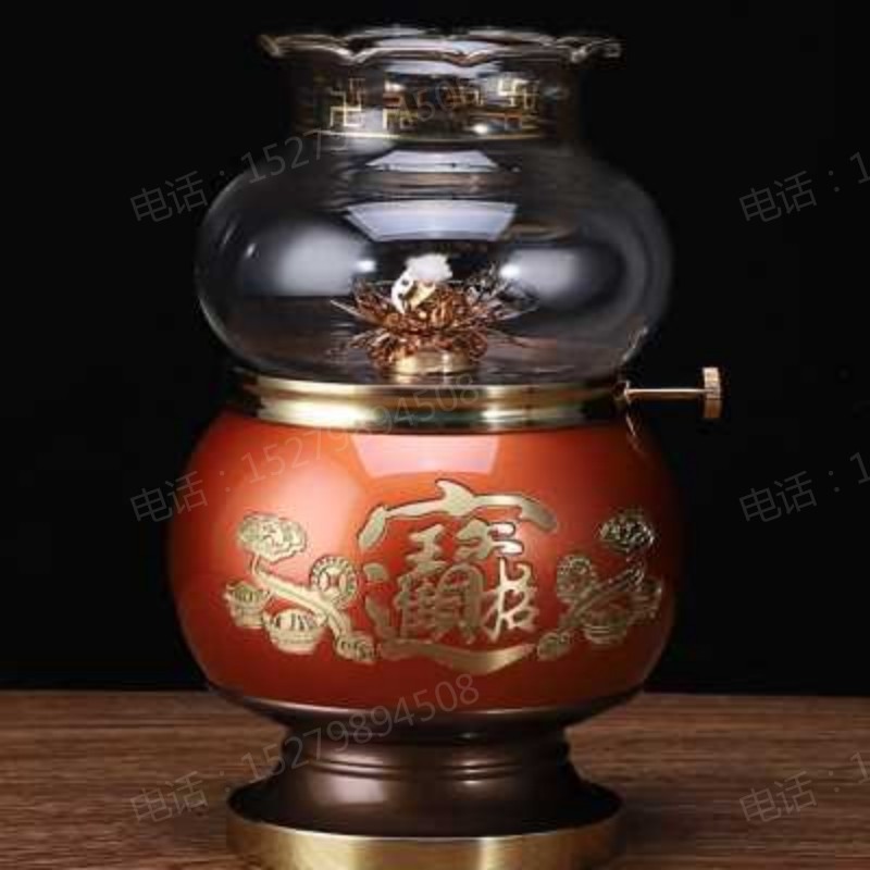 招财进宝佛灯