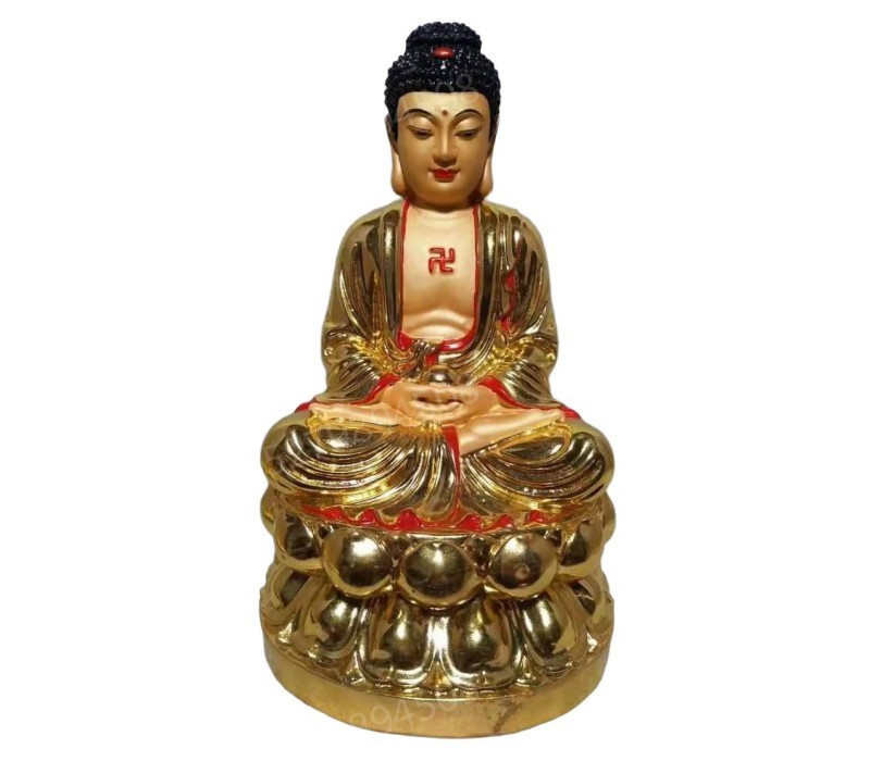 贴金释迦牟尼佛